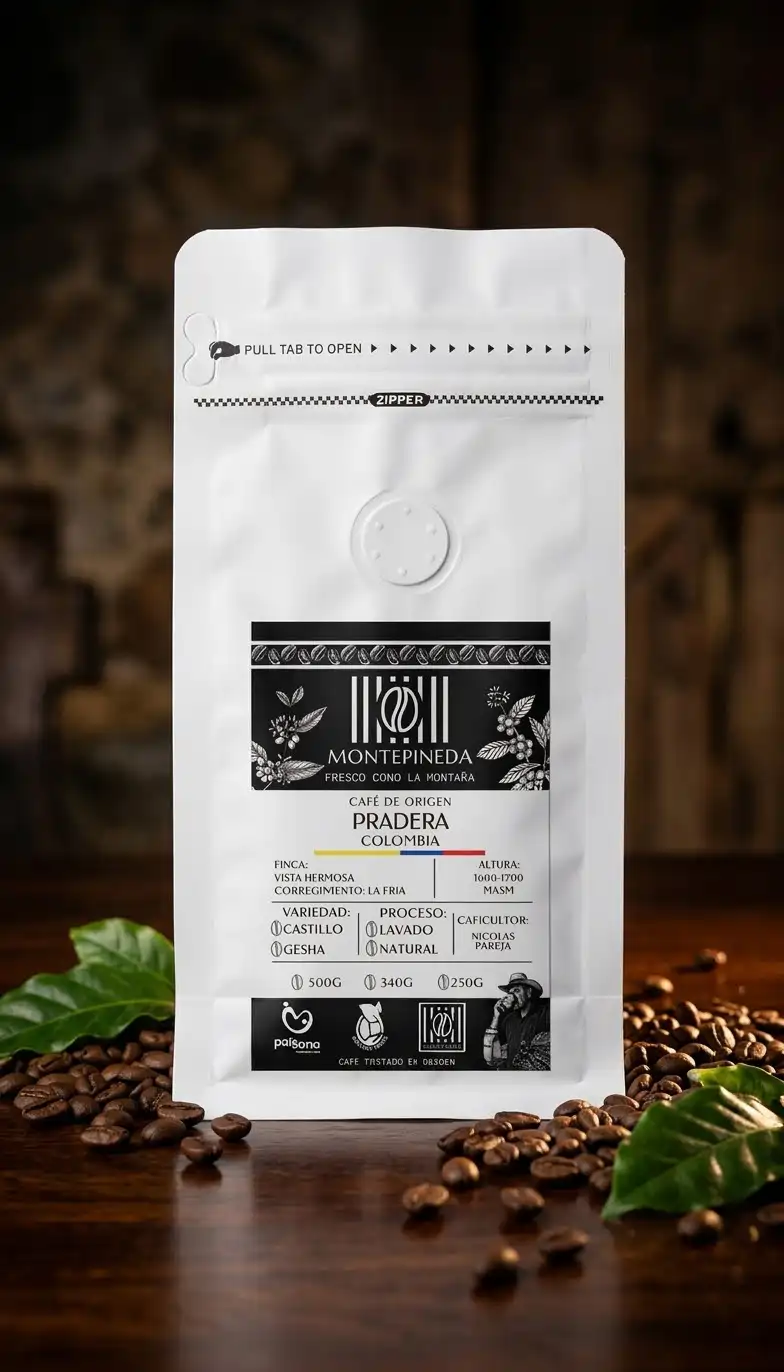 Grano de café de origen seleccionado manualmente